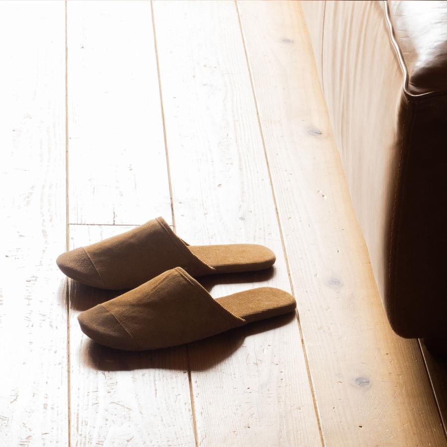 スリッパ  romo ロモ STANDARD CORDUROY SLIPPERS スタンダード コーデュロイ スリッパ ルームシューズ コーデュロイ 軽量 静音 | romo | 12