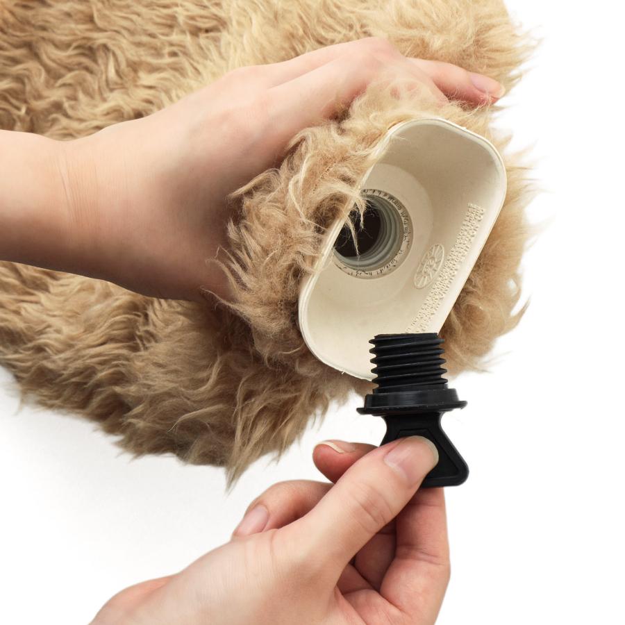 湯たんぽ romo HOT WATTER BOTTOLE（NUKKA）ぬっか フェイクファー カバー付き 防寒 あったか 暖かい 冬用 ギフト |  | 09