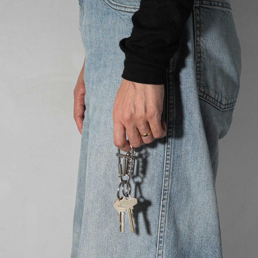 カラビナ キーリング Metal Wire Carabiner メタル ワイヤー カラビナ 真鍮 ギフト スチール メタル | DETAIL | 15