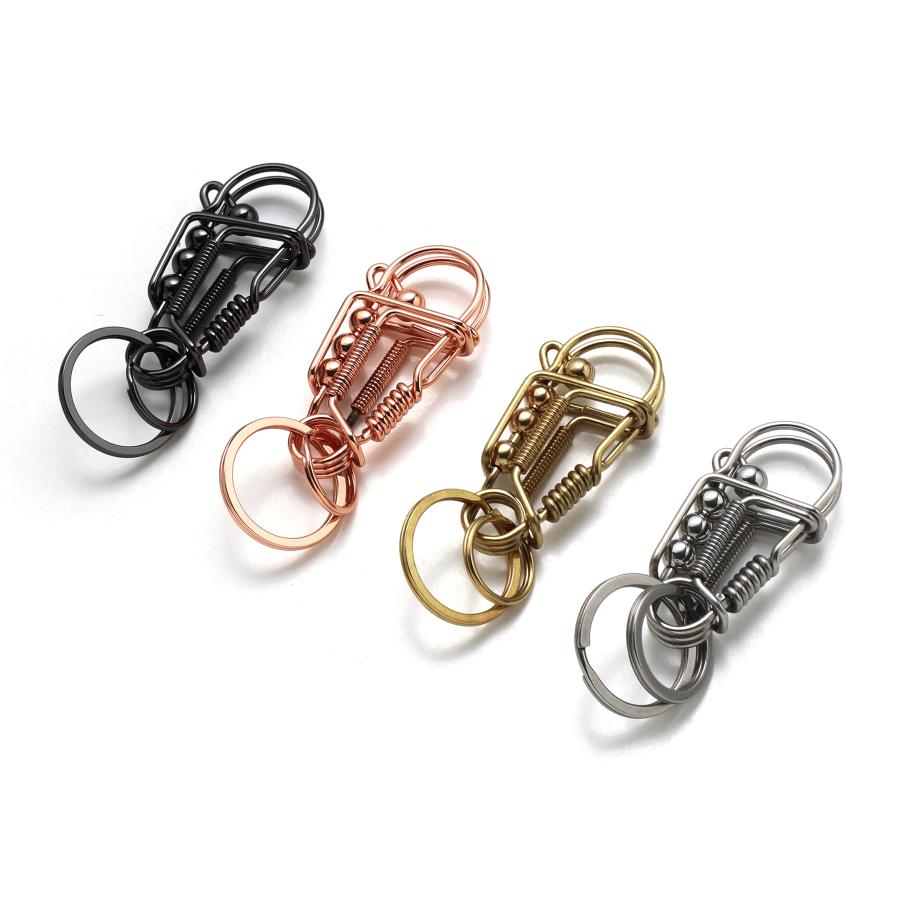 カラビナ キーリング Metal Wire Carabiner メタル ワイヤー カラビナ 真鍮 ギフト スチール メタル | DETAIL | 10