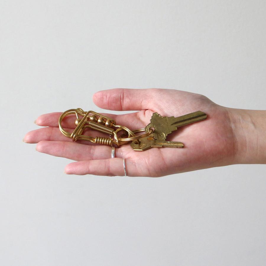 カラビナ キーリング Metal Wire Carabiner メタル ワイヤー カラビナ 真鍮 ギフト スチール メタル | DETAIL | 12