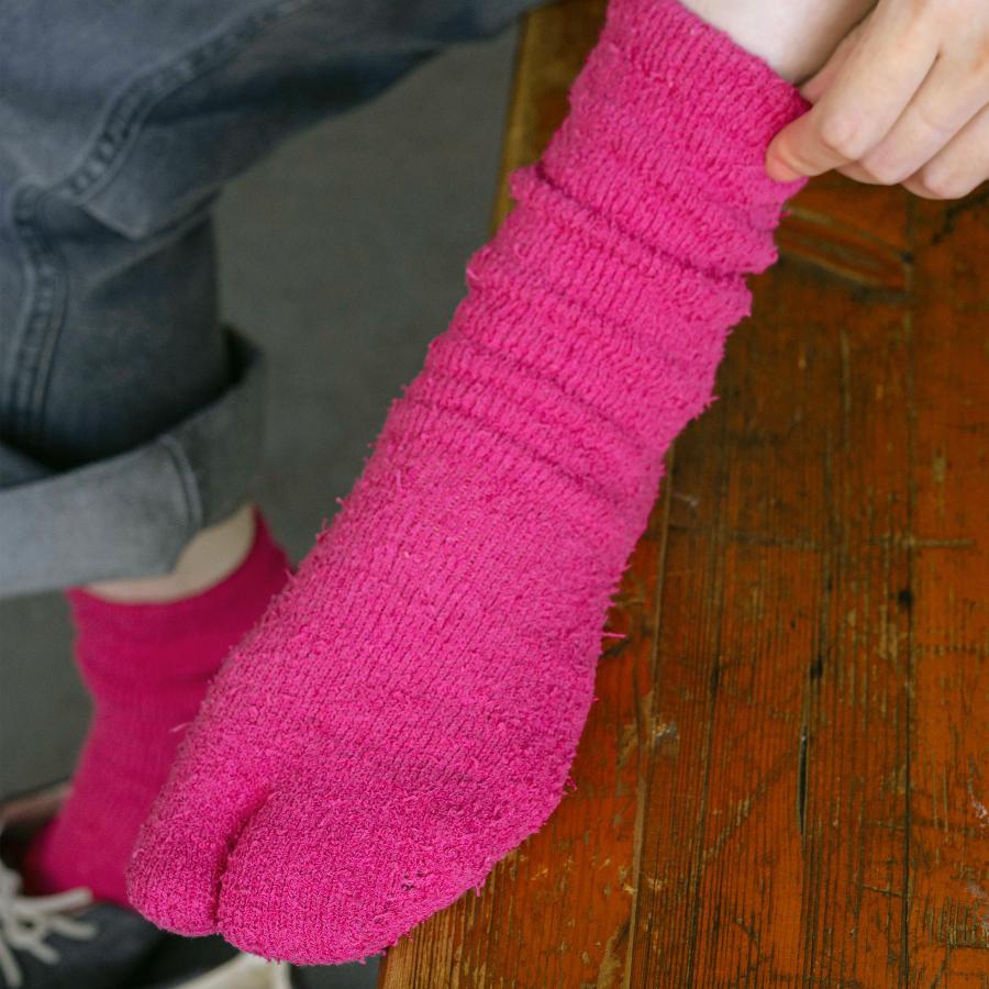 靴下 足袋ソックス ユニセックス NODAL Poodle Socks ノーダル プードルソックス ローゲージソックス タビソックス 23.0-27.0cm 厚手 秋冬 | NODAL | 13