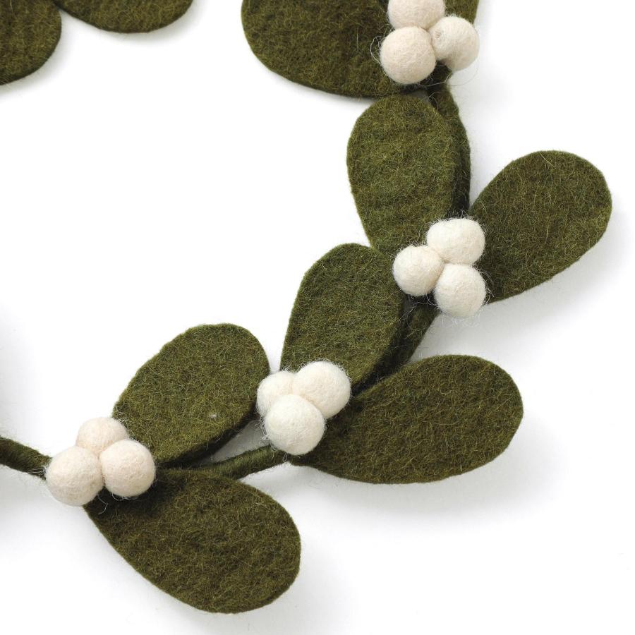 リース フェルト Gry & Sif グライアンドシフ ヤドリギリース S クリスマスリース フェルト 北欧 壁掛け 飾り オブジェ |  | 04