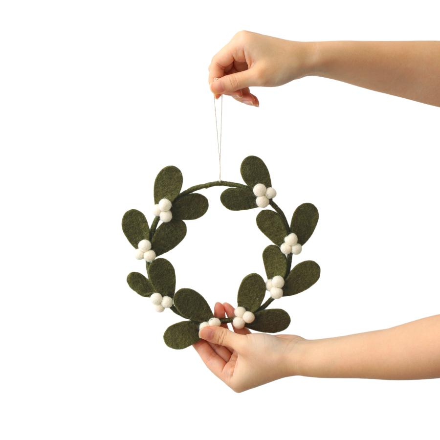 リース フェルト Gry & Sif グライアンドシフ ヤドリギリース S