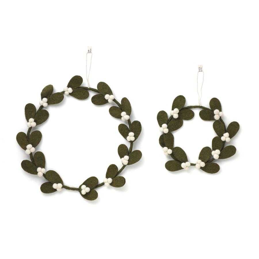 リース フェルト Gry & Sif グライアンドシフ ヤドリギリース S クリスマスリース フェルト 北欧 壁掛け 飾り オブジェ |  | 07