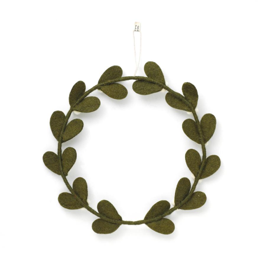 リース フェルト Gry & Sif グライアンドシフ ヤドリギリース L クリスマスリース 北欧 玄関 壁掛け 飾り オブジェ ハンドメイド 冬飾り |  | 02