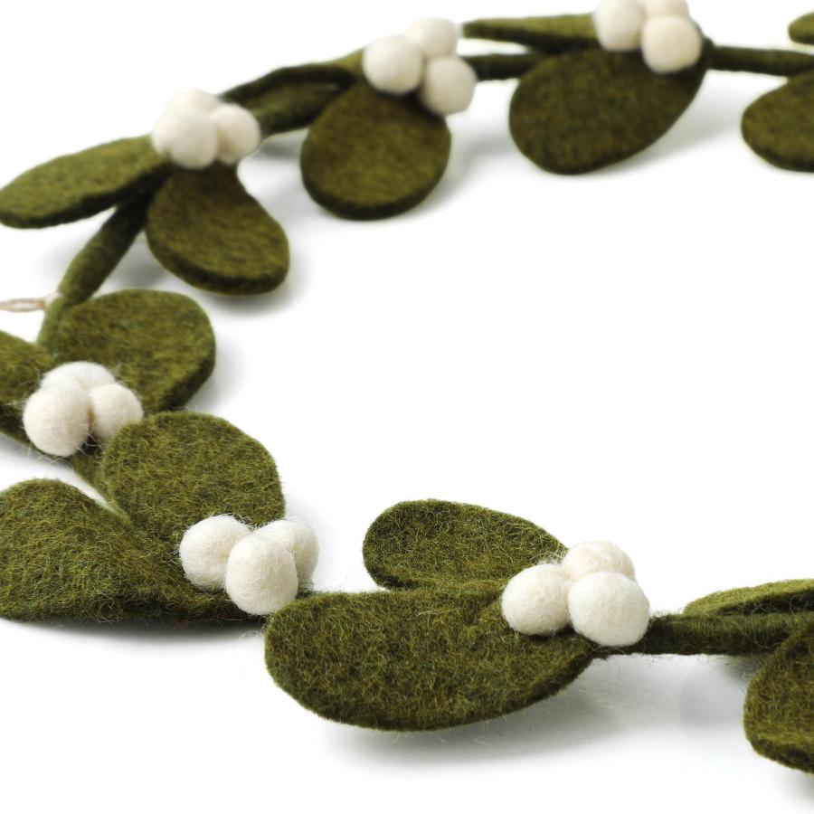 リース フェルト Gry & Sif グライアンドシフ ヤドリギリース L クリスマスリース 北欧 玄関 壁掛け 飾り オブジェ ハンドメイド 冬飾り |  | 05