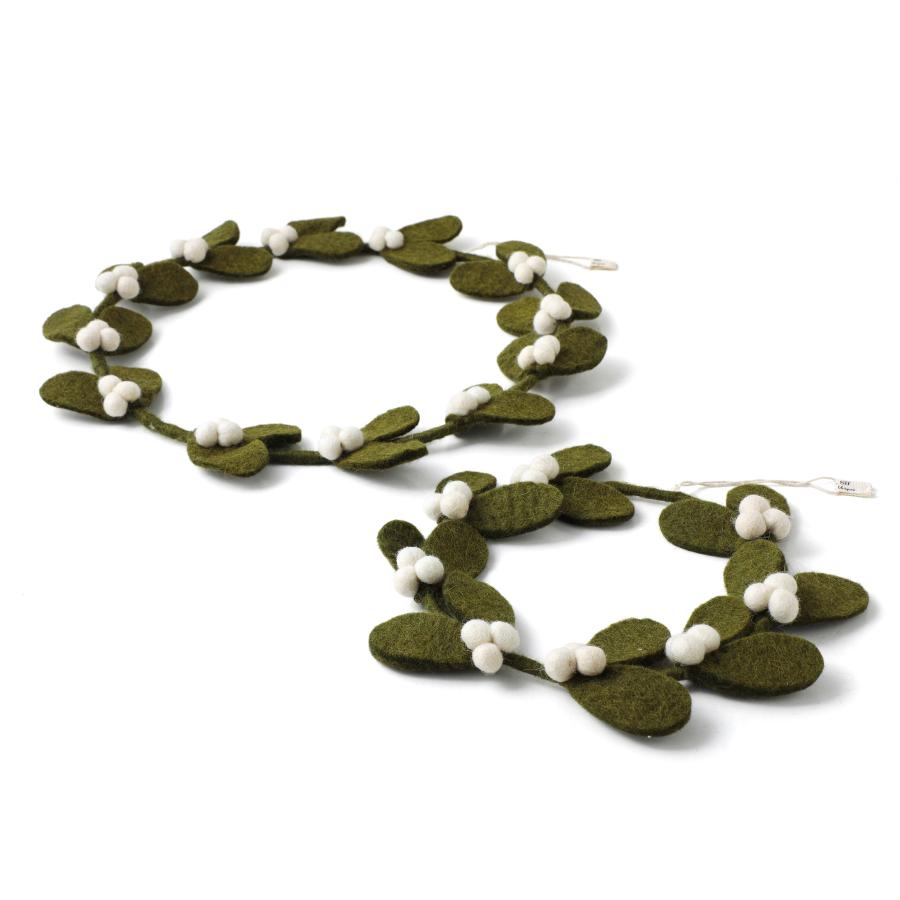 リース フェルト Gry & Sif グライアンドシフ ヤドリギリース L クリスマスリース 北欧 玄関 壁掛け 飾り オブジェ ハンドメイド 冬飾り |  | 08