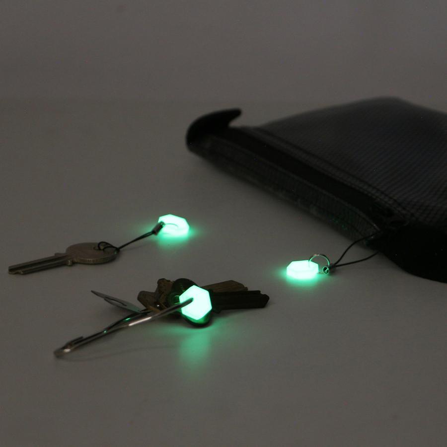 蓄光 キーホルダー CountyComm カウンティーコム UGM Mini Maker set of 5  ミニマーカー 5個セット 夜光 24時間発光 光る 目印 アウトドア ストラップ | DETAIL