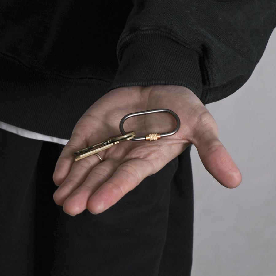 Titanium Screw Lock Keyring チタニウム スクリューロック キーリング | DETAIL