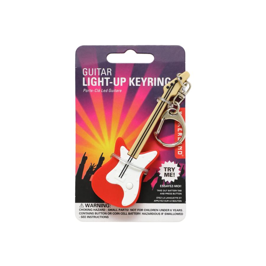 キーホルダー KIKKERLAND Noisy Key Light "Guitar" ノイジー キー ライト  ギター 光る ライト 音が鳴る | KIKKERLAND | 04