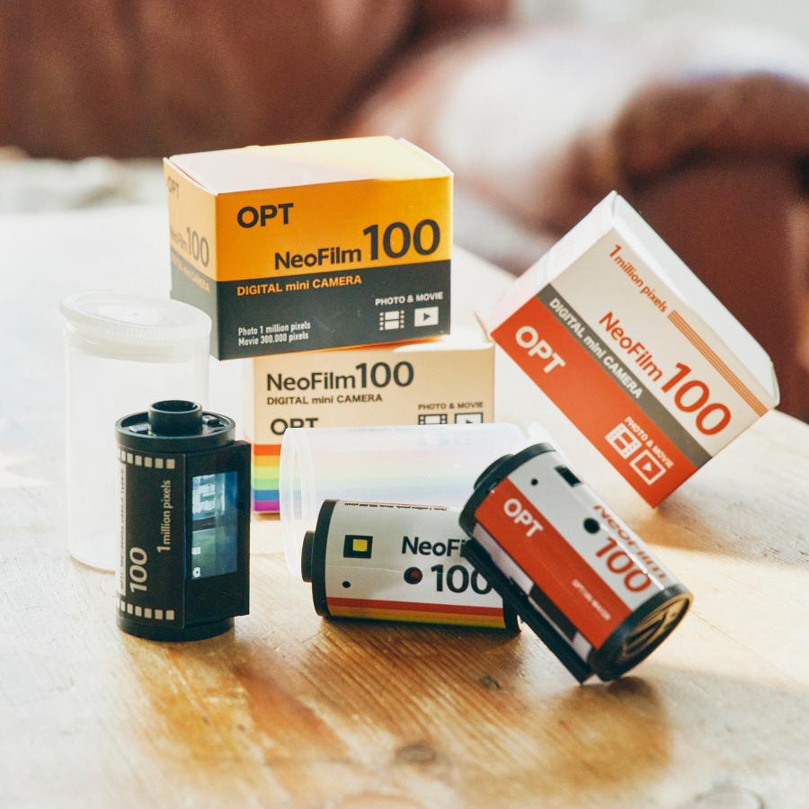 Opt! オプト OPT100 Neo Film ネオフィルム フィルム型 デジタルカメラ デジタルミニカメラ ミニデジカメ トイカメラ レトロ画質 超小型 軽量 コンパクト | 