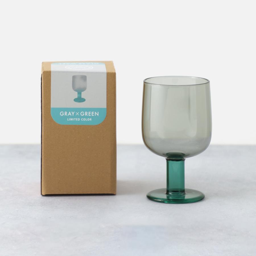 amabro アマブロ TWO TONE WINE GLASS - limited color  ツートーン ワイングラス ステム付き ショートステム 200ml 食洗機対応 スタッキング | amabro | 08