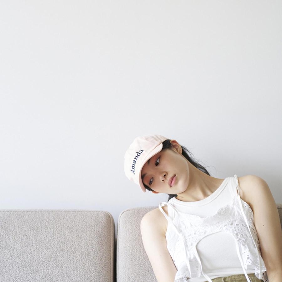 キャップ レディース odds オッズ WORD STITCH CAP ワードステッチキャップ 帽子 ロゴ刺繍 浅め 春夏 淡色 紫外線対策 サイズ調整可能 26SS | Odds | 12