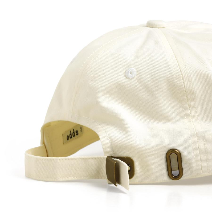 キャップ レディース odds オッズ WORD STITCH CAP ワードステッチキャップ 帽子 ロゴ刺繍 浅め 春夏 淡色 紫外線対策 サイズ調整可能 26SS | Odds | 10