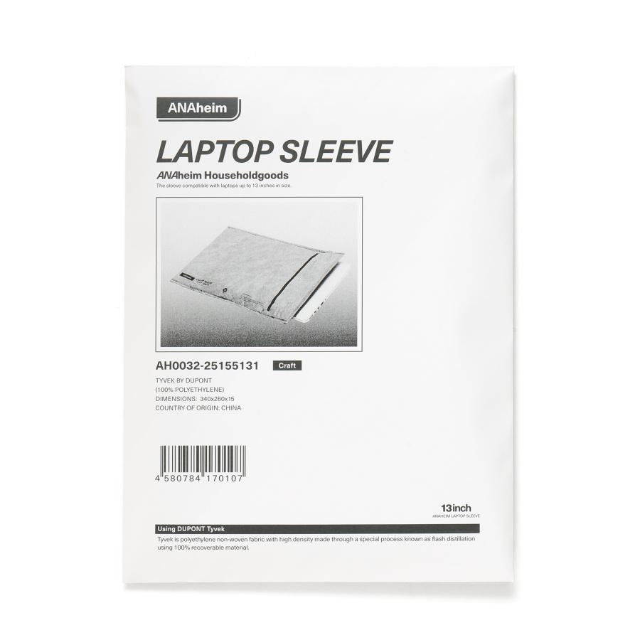 ノートパソコンケース ANAheim アナハイム Laptop Sleeve 13inch ラップトップスリーブ 13インチ 軽量 タイベック |  | 08