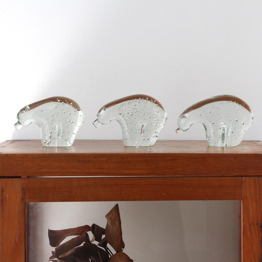 HERE by DETAIL ヒアバイディテールGlass Objet Polar Bear Large グラスオブジェ ポーラーベアー ラージ | DETAIL | 09