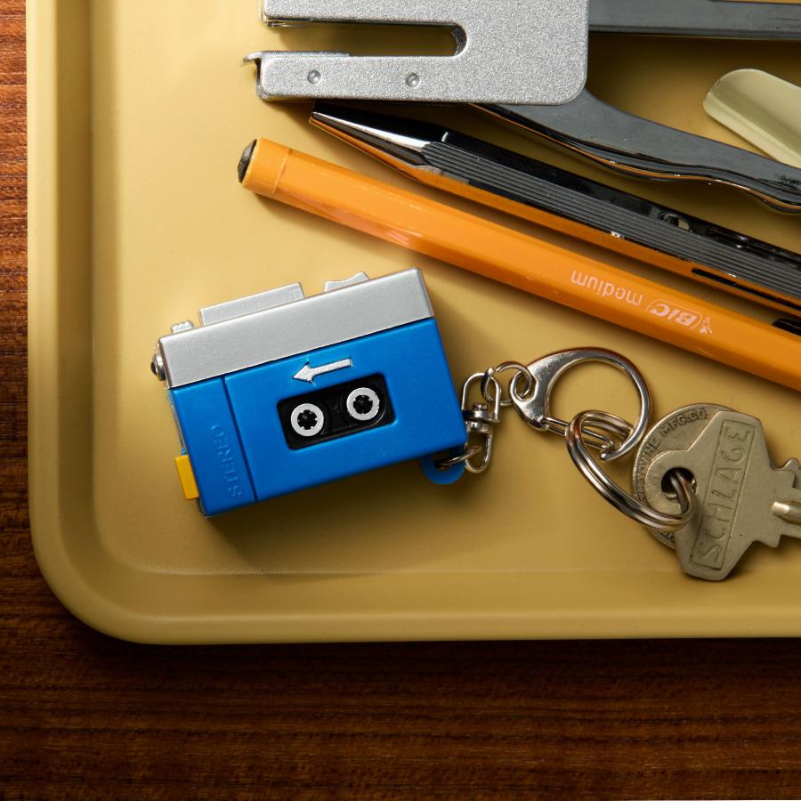 キーホルダー / KIKKERLAND キッカーランド  Tape Player LED Keychain テープ プレイヤー LED キーチェーン / 光る / 音が鳴る | KIKKERLAND | 07