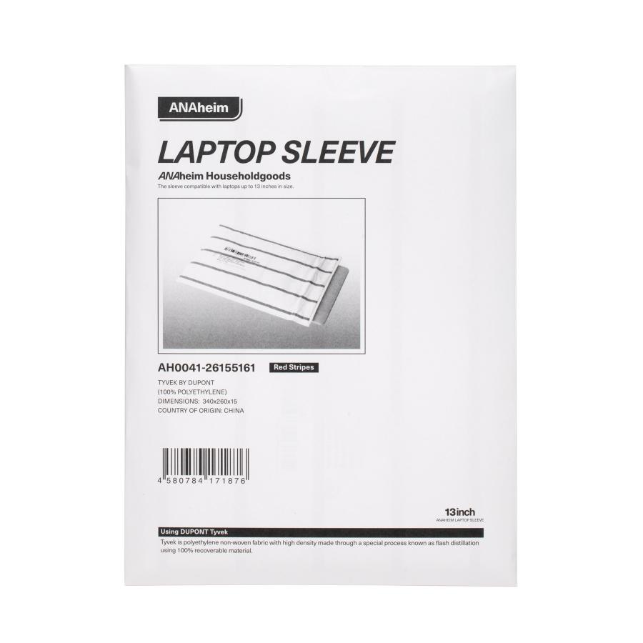 ノートパソコンケース / ANAheim アナハイム Laptop Sleeve Stripes 13inch ラップトップスリーブ ストライプス 13インチ / PCケース タイベック 軽量 |  | 08