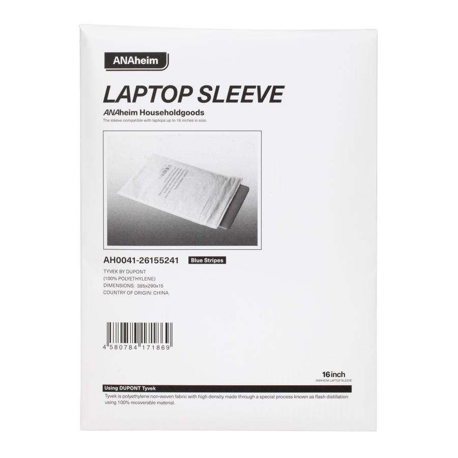 ノートパソコンケース / ANAheim アナハイム Laptop Sleeve Stripes 16inch ラップトップスリーブ ストライプス 16インチ / PCケース タイベック 軽量 |  | 07