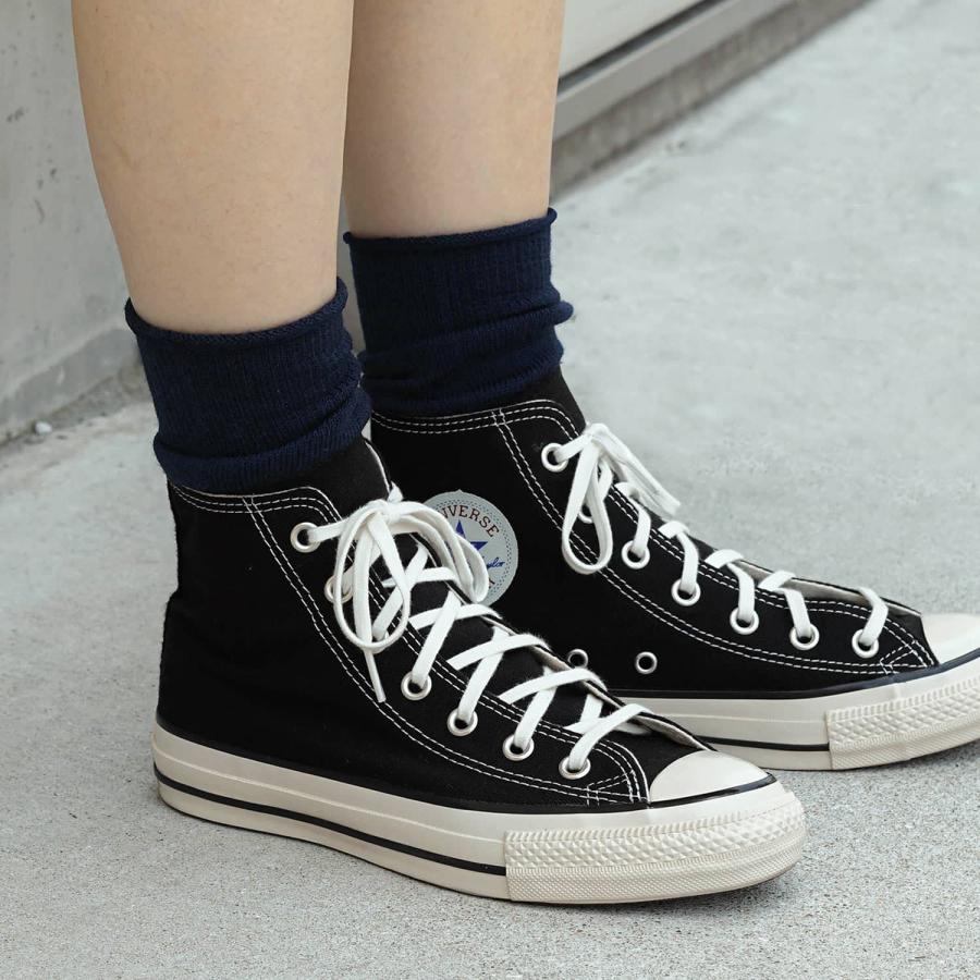 足袋ソックス 22.0-24.5cm 靴下 日本製 メリノウールソックス M レディース ソックス 女性 おしゃれ 無地 シンプル 防臭 あたたかい 暖かい カジュアル 黒 | HIGHTIDE | 14