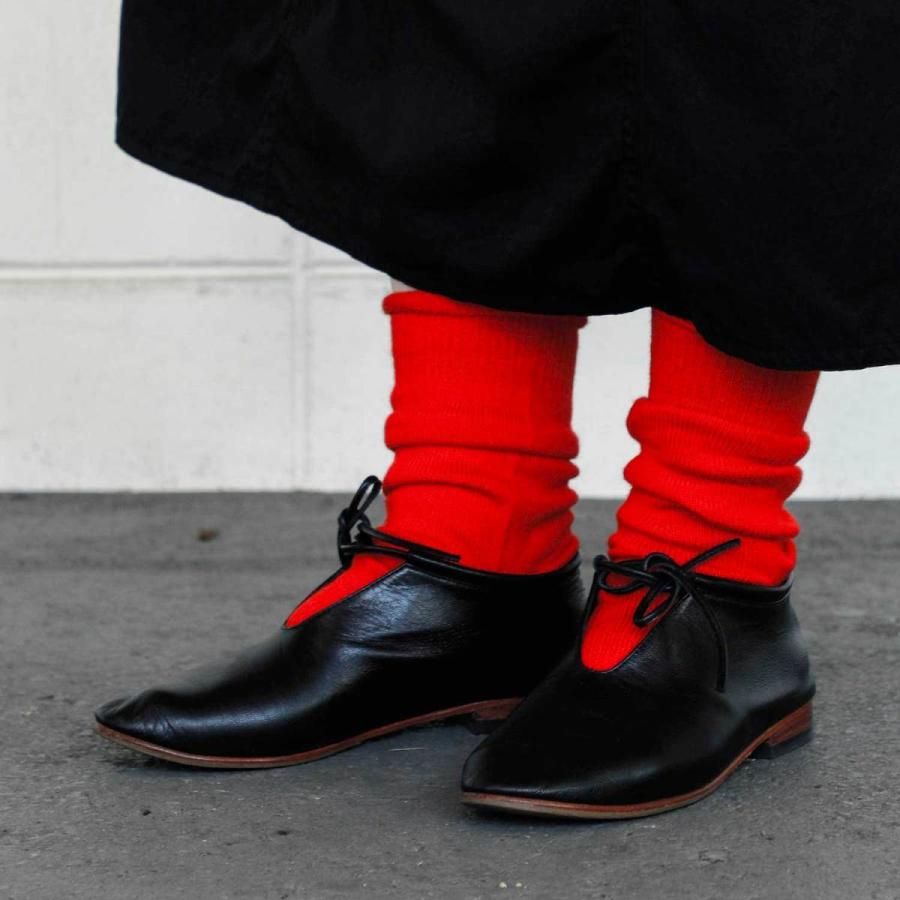 足袋ソックス 25.0-27.5cm 靴下 日本製 メリノウールソックス L  ソックス メンズ おしゃれ 無地 シンプル 防臭 あたたかい 暖かい カジュアル 黒 | HIGHTIDE | 20