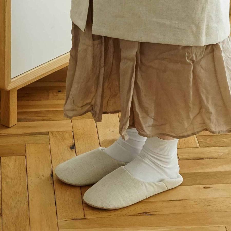 スリッパ のこり染 ルームシューズ M ルームシューズ オンラインショップ限定 レディース 室内 サンダル バブーシュ | HIGHTIDE | 07