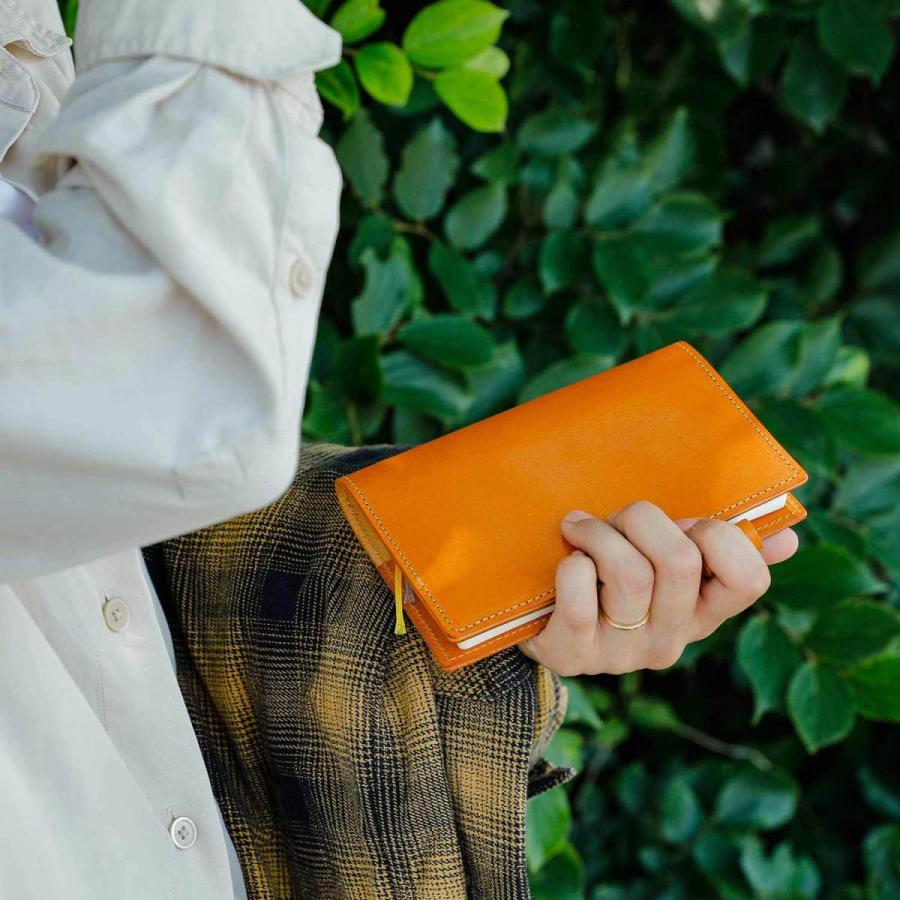 手帳カバー DURAM ドゥラム レザーダイアリーカバーA6 直営店限定 ブックカバー 革 本革 牛革 日本製 リフィル ギフト シンプル | DURAM FACTORY | 12