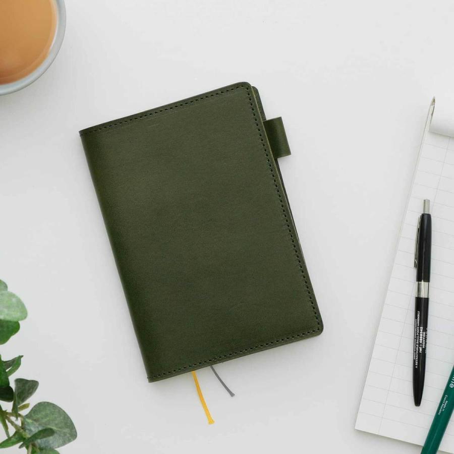 手帳カバー DURAM ドゥラム レザーダイアリーカバーA6 直営店限定 ブックカバー 革 本革 牛革 日本製 リフィル ギフト シンプル | DURAM FACTORY | 14