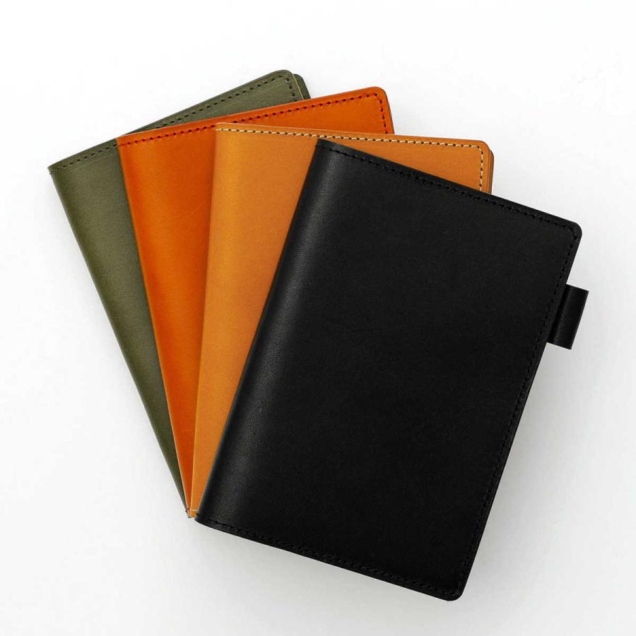 手帳カバー DURAM ドゥラム レザーダイアリーカバーA6 直営店限定 ブックカバー 革 本革 牛革 日本製 リフィル ギフト シンプル | DURAM FACTORY | 08