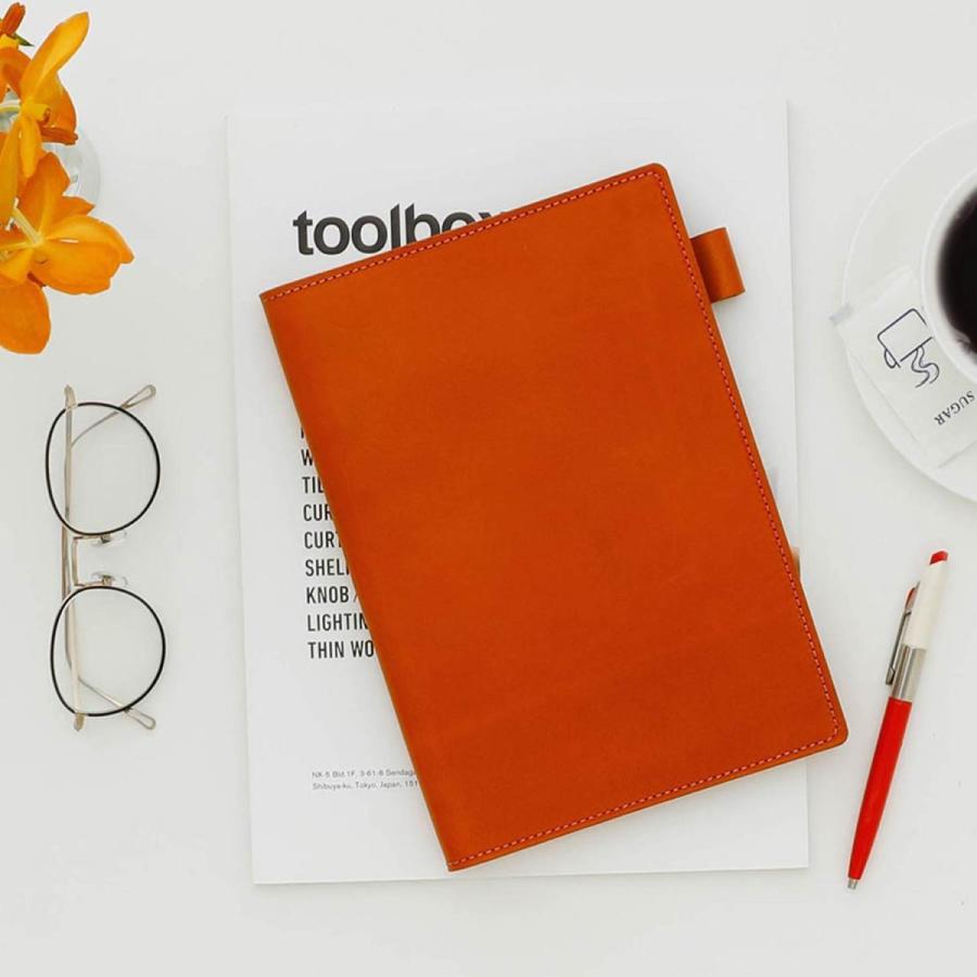 手帳カバー DURAM ドゥラム レザーダイアリーカバーA5 直営店限定 ブックカバー 革 本革 牛革 日本製 リフィル ギフト シンプル | DURAM FACTORY | 13