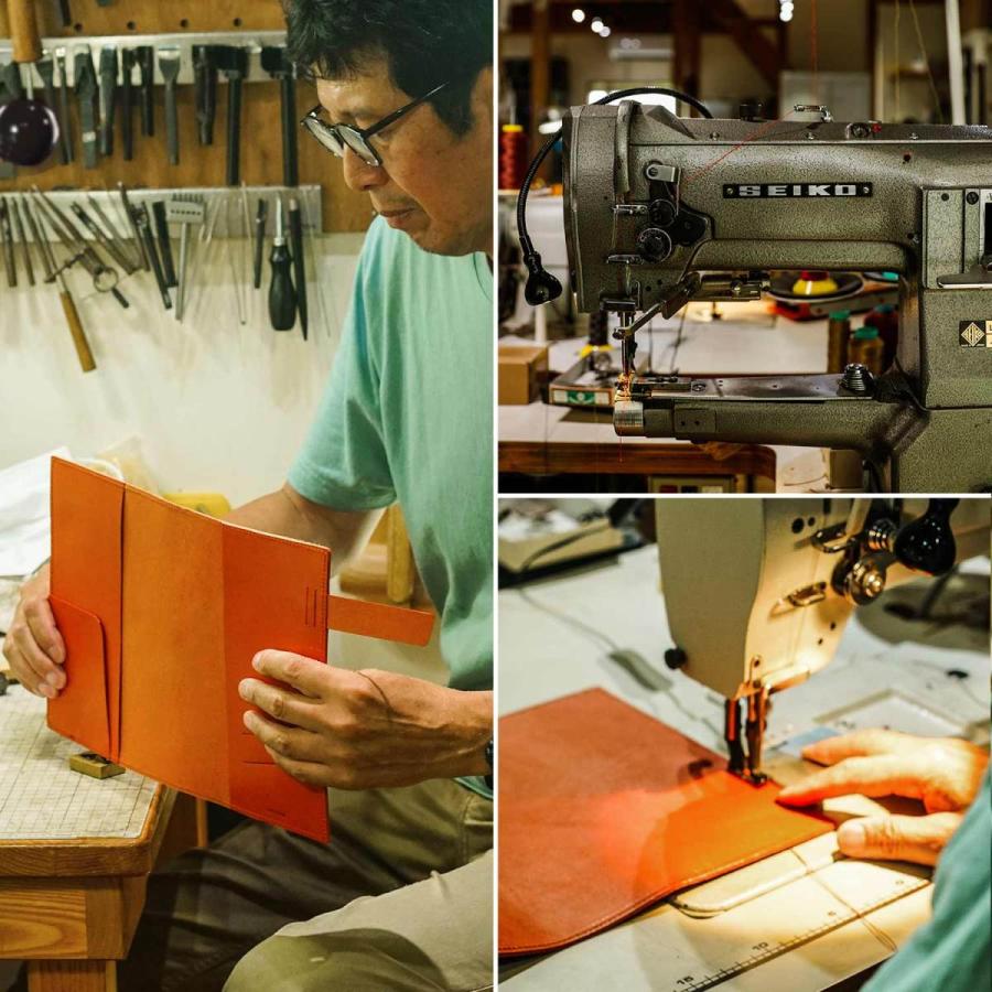 手帳カバー DURAM ドゥラム レザーダイアリーカバーA5 直営店限定 ブックカバー 革 本革 牛革 日本製 リフィル ギフト シンプル | DURAM FACTORY | 17