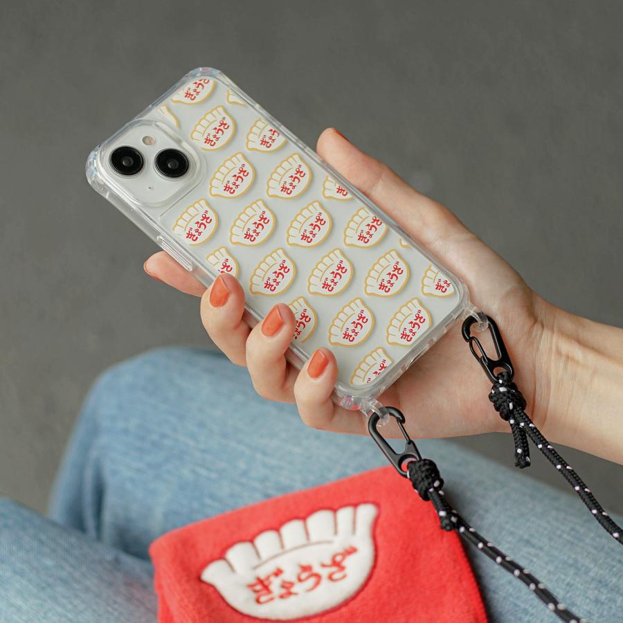 iPhone13ケース ショルダー ニューレトロ スマホケース スマートフォンケース 携帯ケース スマホショルダー ストラップ クリア 透明 ソフト 可愛い | HIGHTIDE | 14