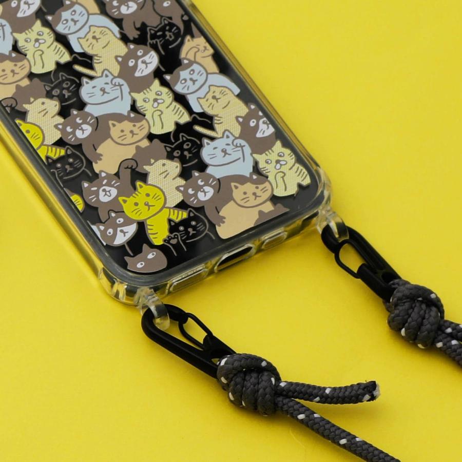 iPhone13ケース ショルダー ニューレトロ スマホケース スマートフォンケース 携帯ケース スマホショルダー ストラップ クリア 透明 ソフト 可愛い | HIGHTIDE | 09