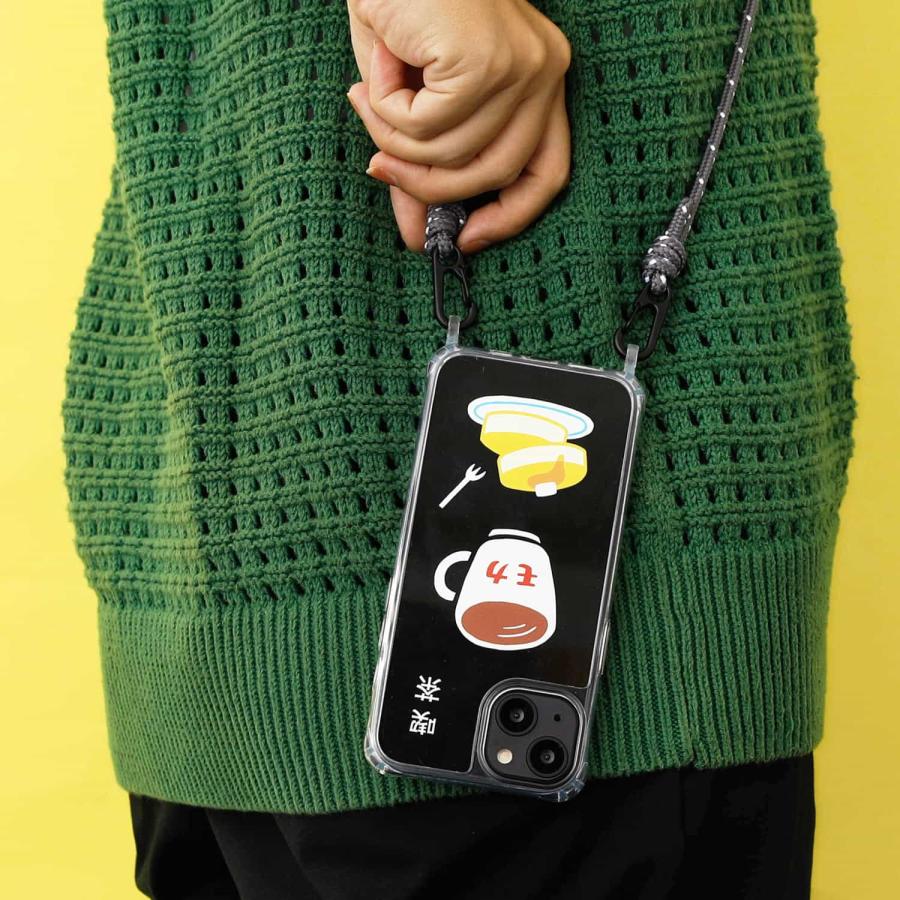 iPhone13ケース ショルダー ニューレトロ スマホケース スマートフォンケース 携帯ケース スマホショルダー ストラップ クリア 透明 ソフト 可愛い | HIGHTIDE | 10