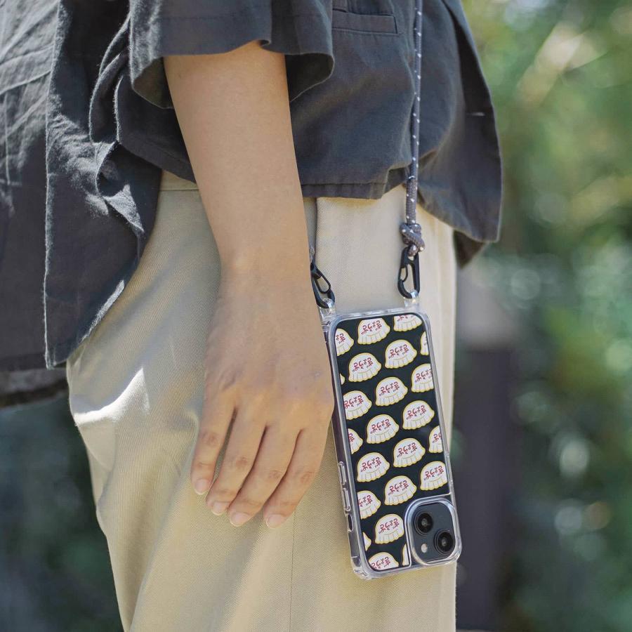 iPhone14ケース ショルダー ニューレトロ スマホケース スマートフォンケース 携帯ケース スマホショルダー ストラップ クリア 透明 ソフト 可愛い | HIGHTIDE | 12