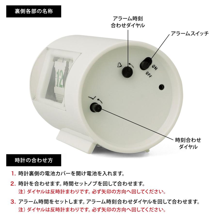 置き時計 penco ペンコ デスククロック パタパタ時計 インテリア TWEMCO トゥエンコ アナログ 限定｜htdd｜09