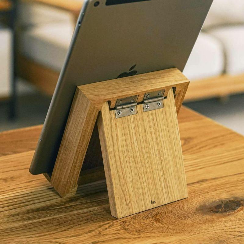 タブレットスタンド fur. Wooden Gadget Stand ウッドガジェットスタンド スマホスタンド スマートフォン スタンド iPhoneスタンド iPad ディスプレイスタンド | HIGHTIDE | 11