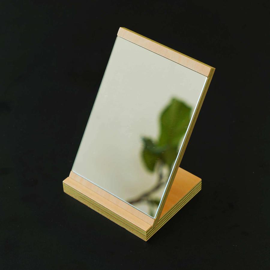 卓上ミラー New Edition Furniture デスクミラー スタンドミラー 鏡 手鏡 メイクミラー 木製 おしゃれ 日本製 | HIGHTIDE | 12