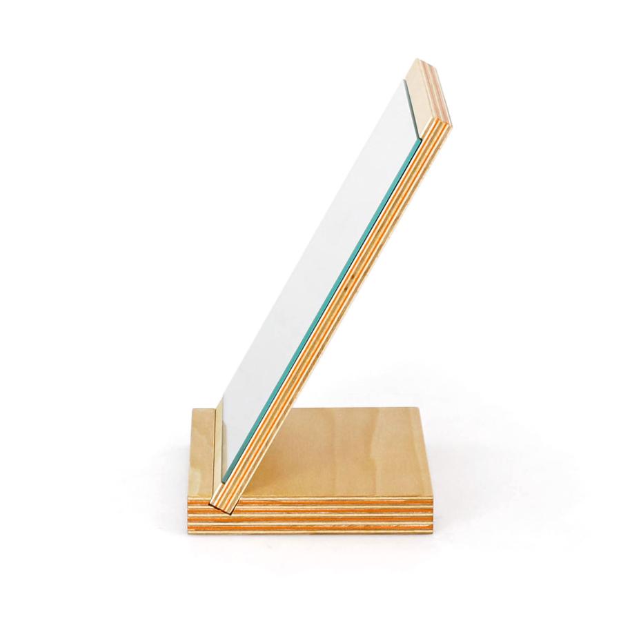 卓上ミラー New Edition Furniture デスクミラー スタンドミラー 鏡 手鏡 メイクミラー 木製 おしゃれ 日本製 | HIGHTIDE | 05