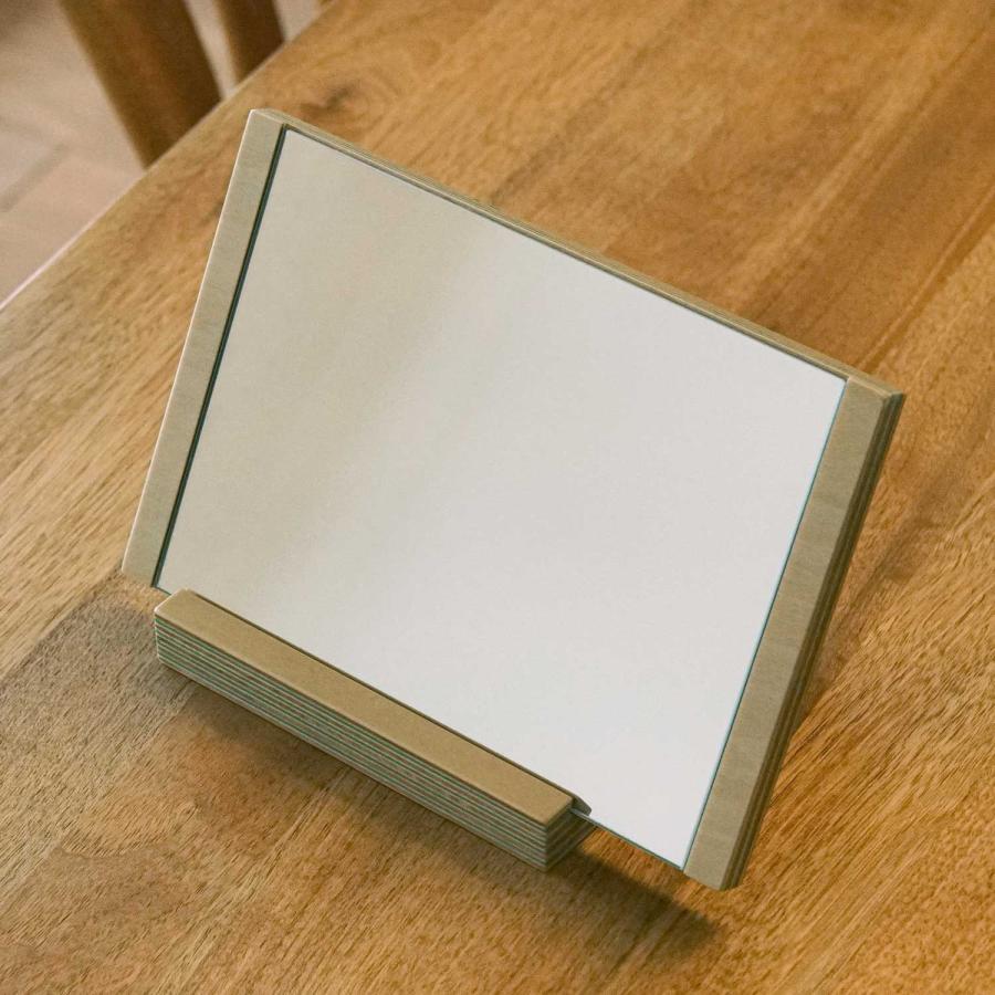 卓上ミラー New Edition Furniture デスクミラー スタンドミラー 鏡 手鏡 メイクミラー 木製 おしゃれ 日本製 | HIGHTIDE | 11