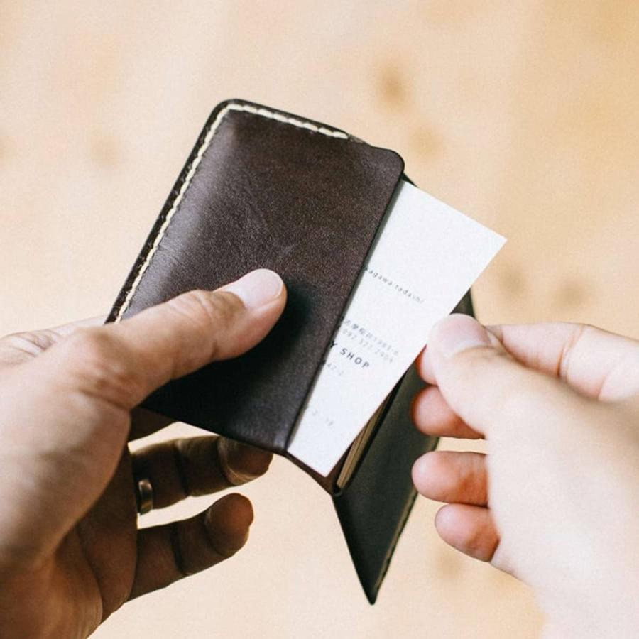 名刺入れ メンズ レディース DURAM レザー カードケース 本革 | HIGHTIDE | 14