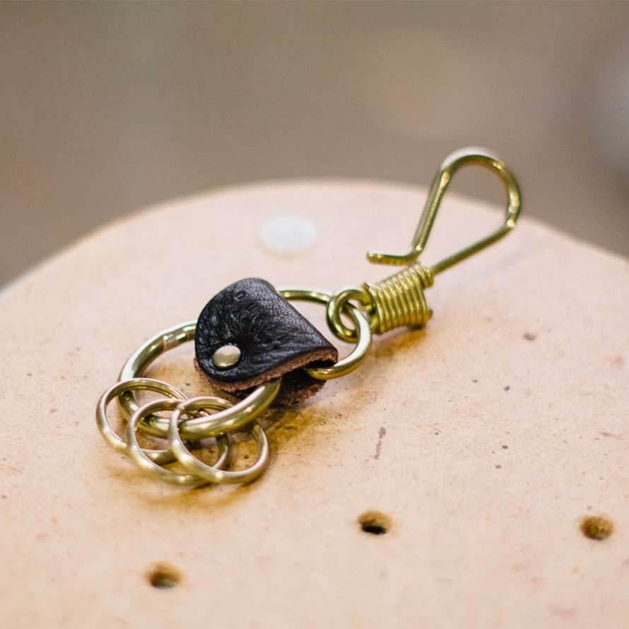 DURAM ドゥラム レザー 革 フック付きキーホルダー 13019 | HIGHTIDE | 11