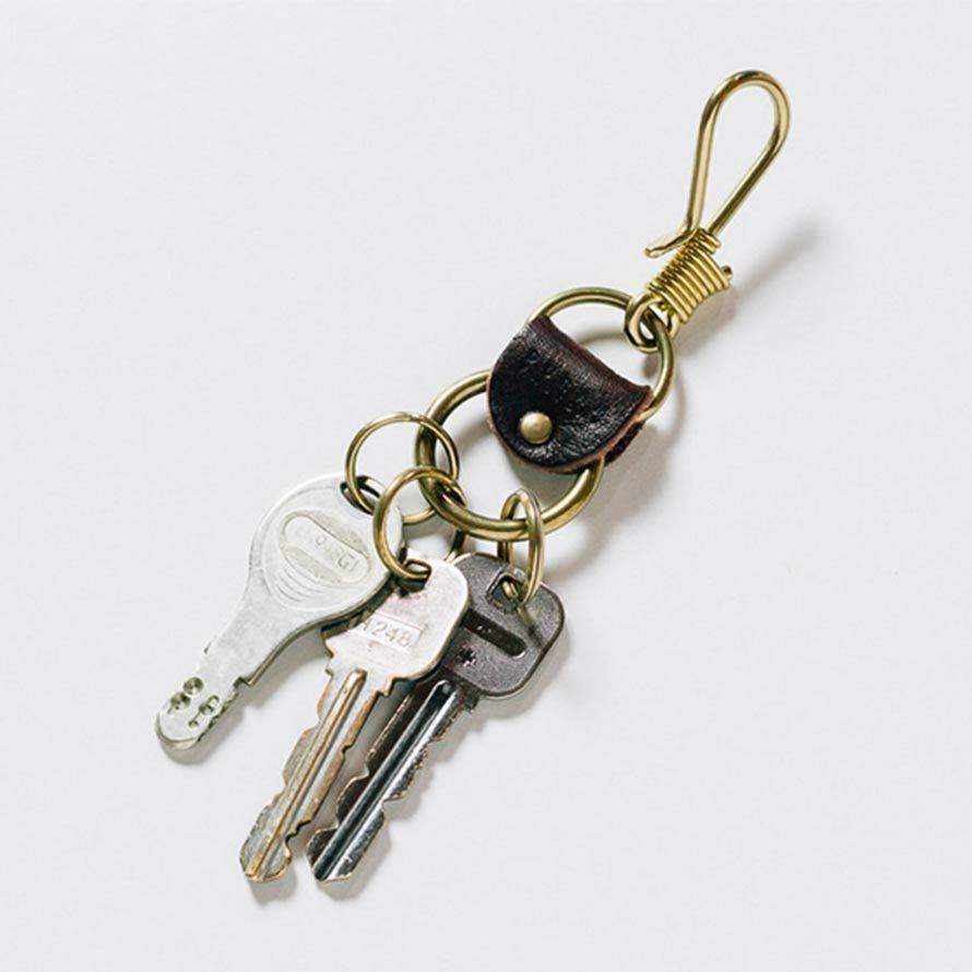 DURAM ドゥラム レザー 革 フック付きキーホルダー 13019 | HIGHTIDE | 12