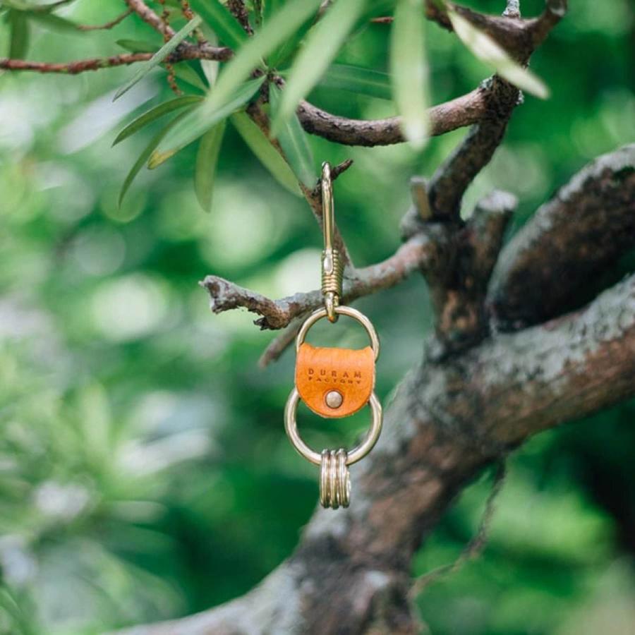 DURAM ドゥラム レザー 革 フック付きキーホルダー 13019 | HIGHTIDE | 13