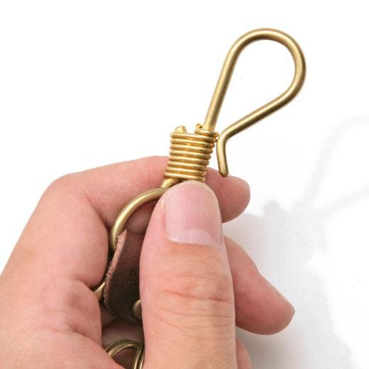 DURAM ドゥラム レザー 革 フック付きキーホルダー 13019 | HIGHTIDE | 08