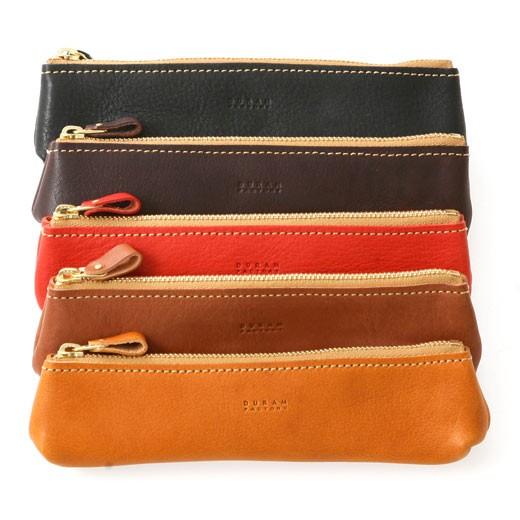 ペンケース DURAM ドゥラム ファスナーペンケース 14001 本革 レザー 日本製 シンプル | HIGHTIDE | 11