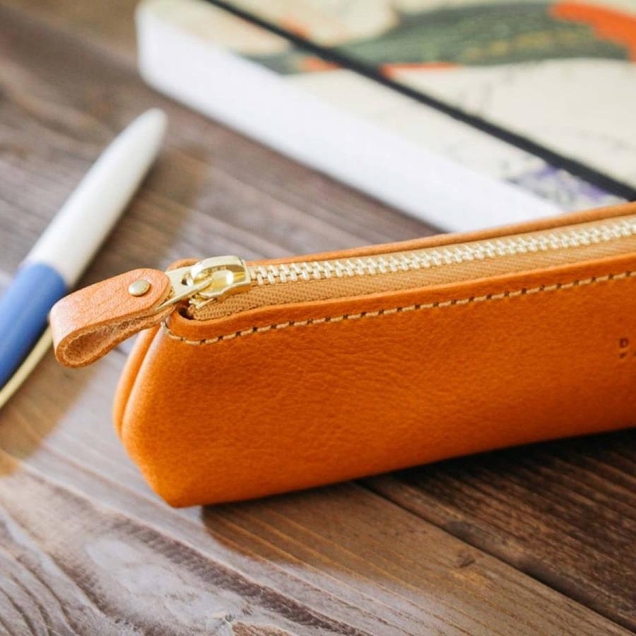 ペンケース DURAM ドゥラム ファスナーペンケース 14001 本革 レザー 日本製 シンプル | HIGHTIDE | 15