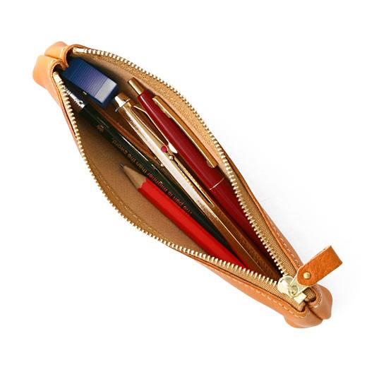 ペンケース DURAM ドゥラム ファスナーペンケース 14001 本革 レザー 日本製 シンプル | HIGHTIDE | 09