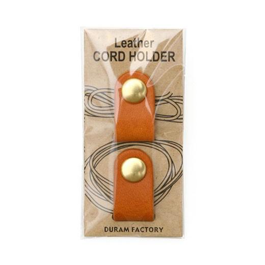 DURAM ドゥラム レザー 革 コードホルダーS 14011 イヤホンコードホルダー コードリール イヤホンクリップ 収納 結束バンド ケーブルバンド 革 レザー 日本製 | HIGHTIDE | 10